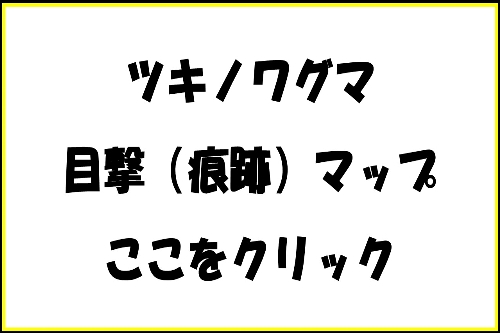 ツキノワグマ目撃マップへのリンク画像