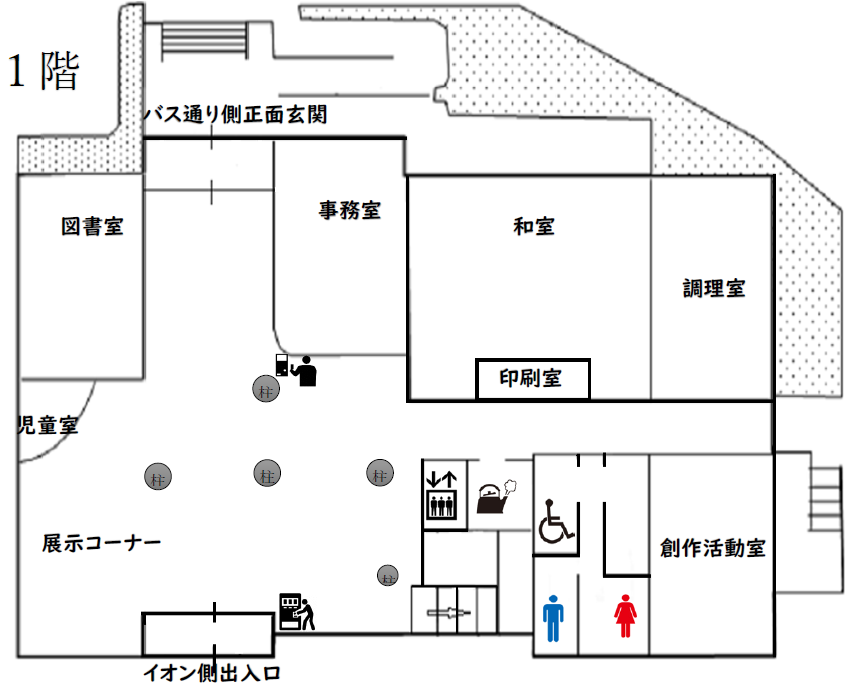 1階の平面図