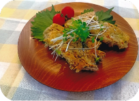 そば粉のブロッコリーもち