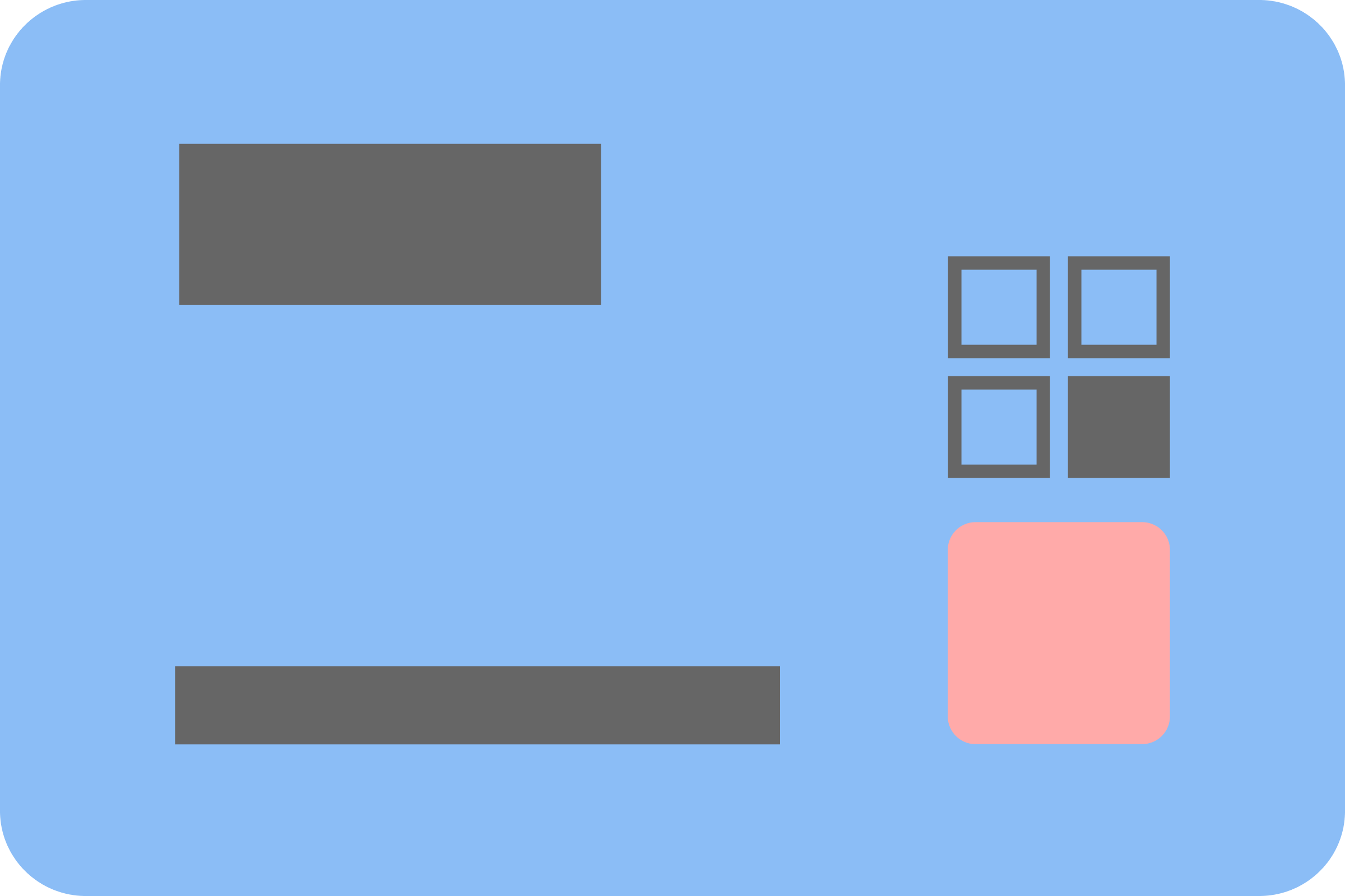 水色のクレジットカードのイラスト