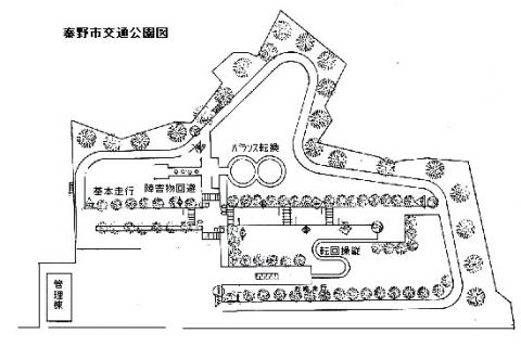 秦野市交通公園図