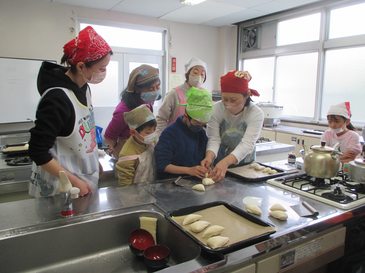 写真：親子パン作り教室１
