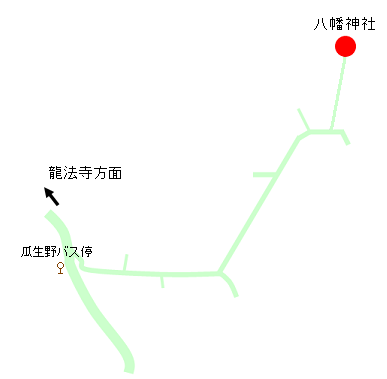 八幡神社案内図