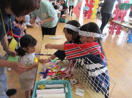 未就園児交流 夏まつり お店屋さん