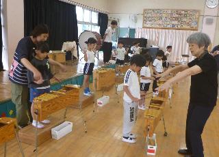 オルフ指導 友達と一緒に合奏 音色の美しさ