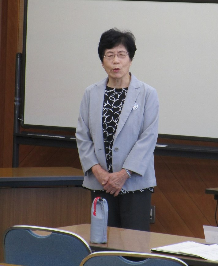 中谷会長からの挨拶