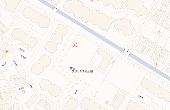 鶴巻南4-8-1 ひかりのまち公園付近の地図