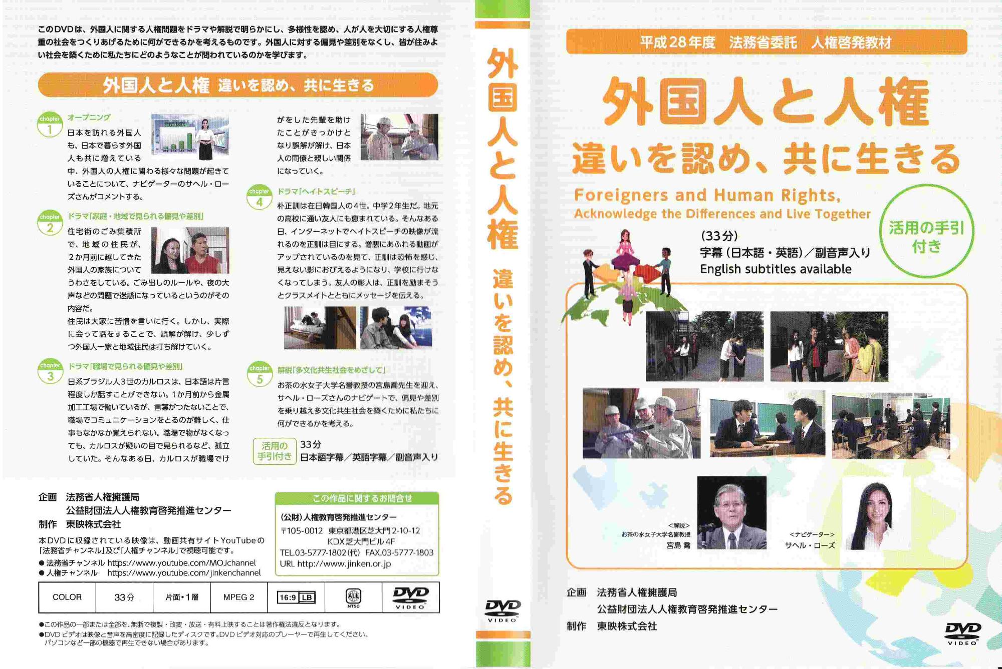 外国人と人権 表裏面