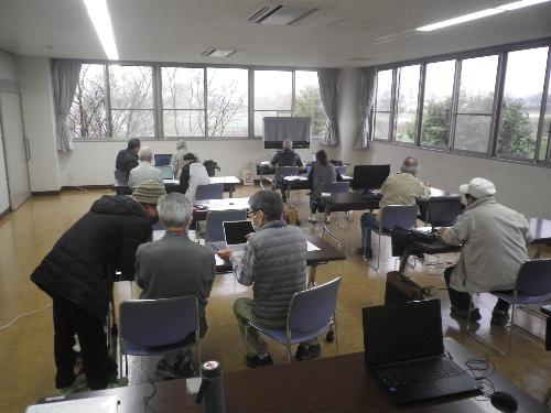 パソコンの相談風景