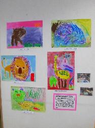 東幼稚園児作品展示（2）