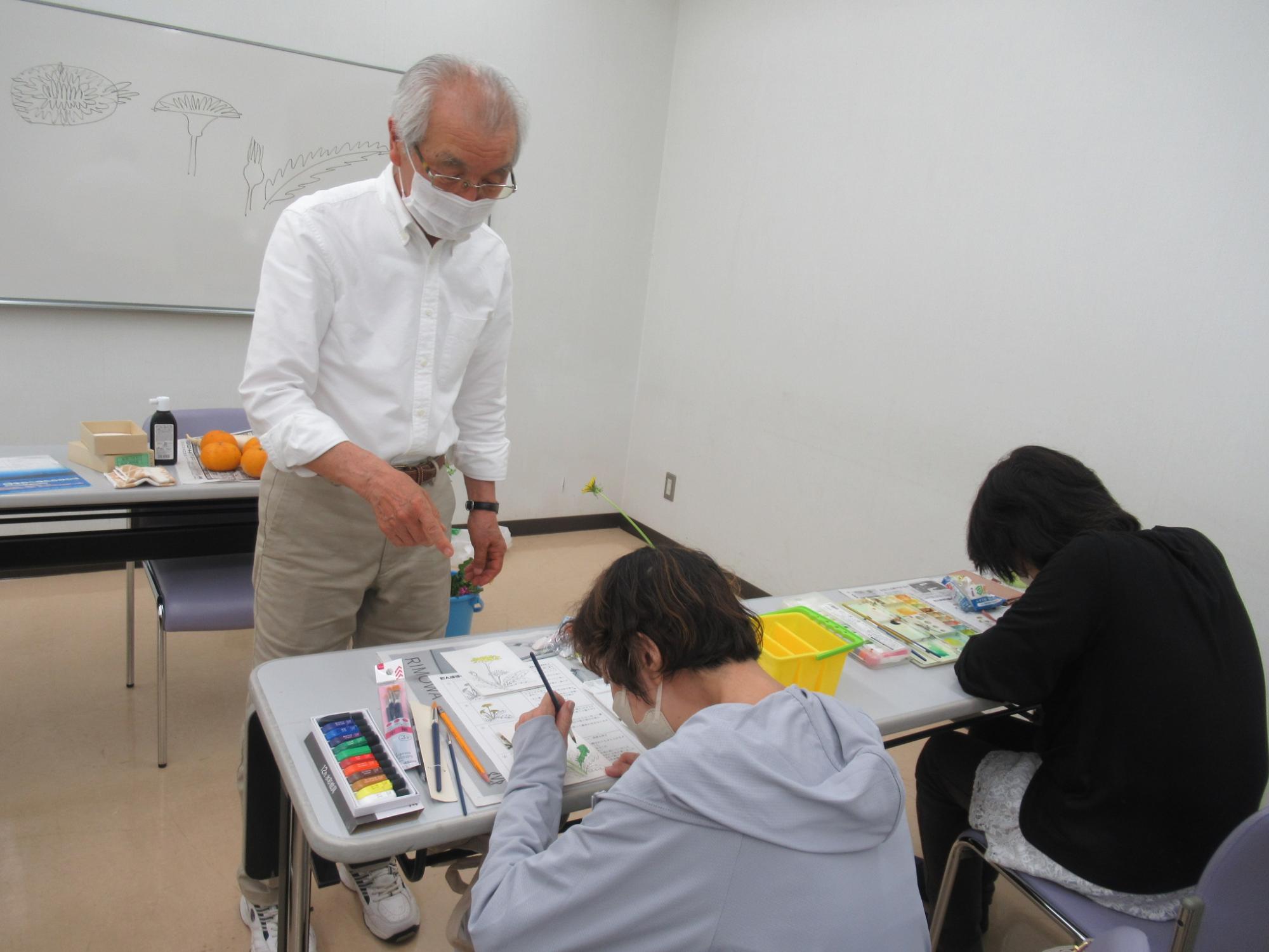 四季の絵手紙教室