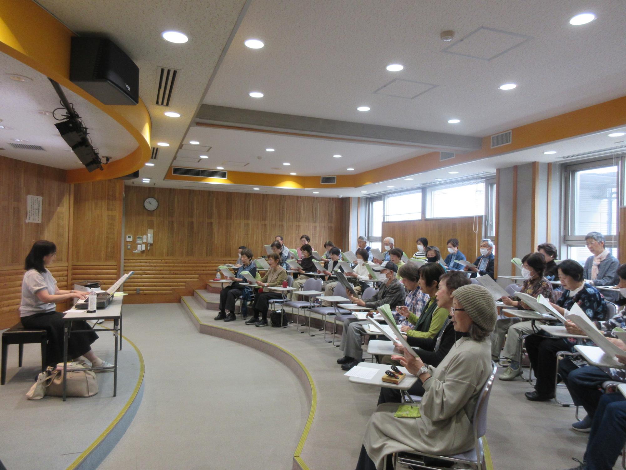 みんなで歌おうの様子その2