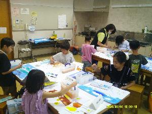 夏休み子ども絵画教室2