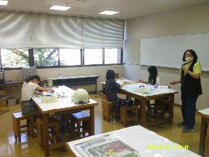 夏休み子ども絵画教室3