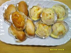 できあがりのパンの写真