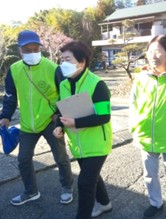 渋沢地区民生委員の活動の様子