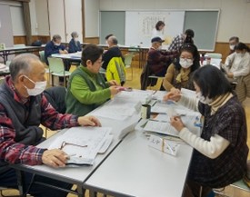 渋沢地区民生委員の活動の様子