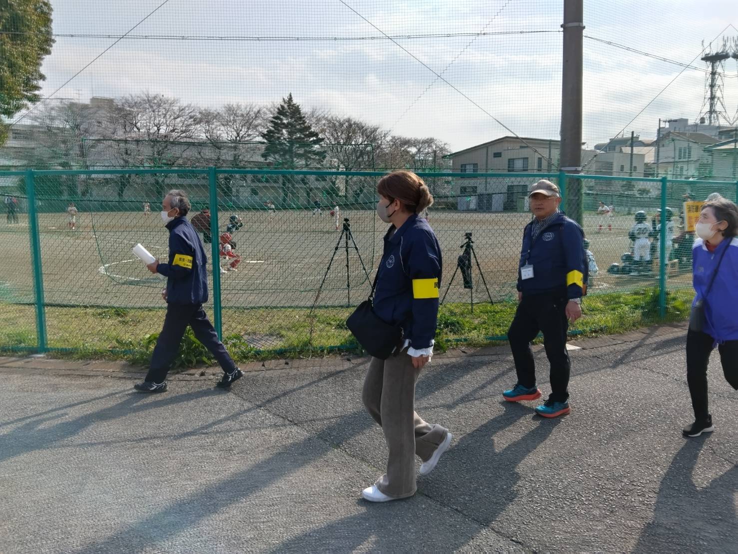民生委員がすえひろこども園を訪問した様子
