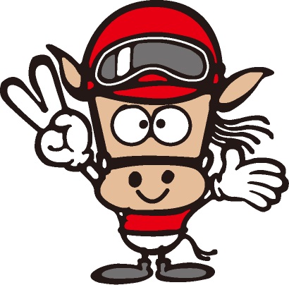 川崎競馬マスコットキャラクターカツマルくんのイラスト