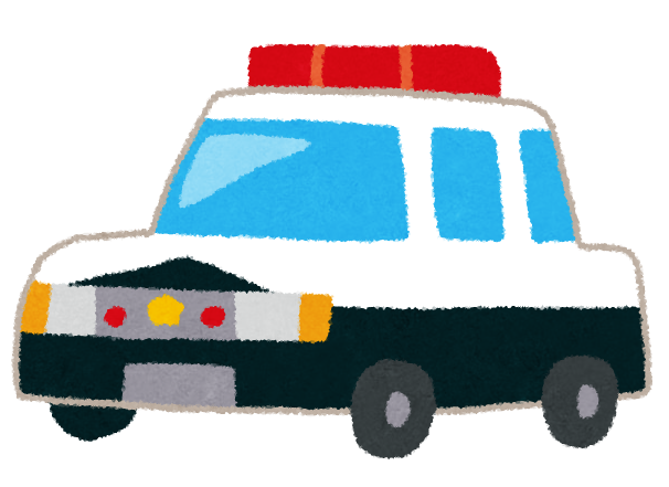パトカーのイラスト
