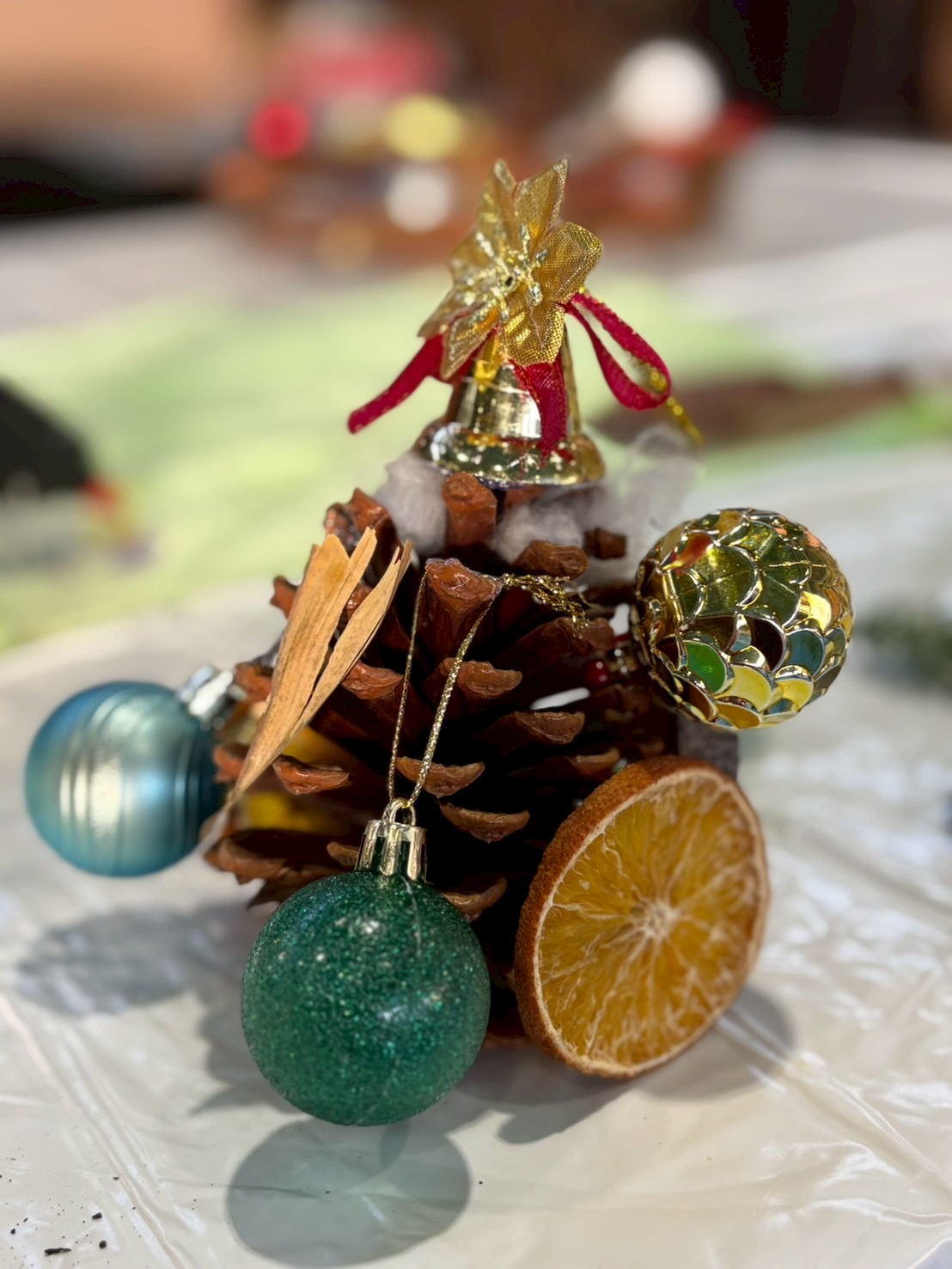 松ぼっくりツリー