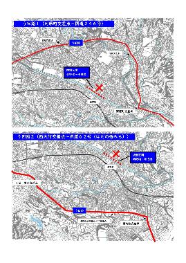 交通社会実験のう回路情報