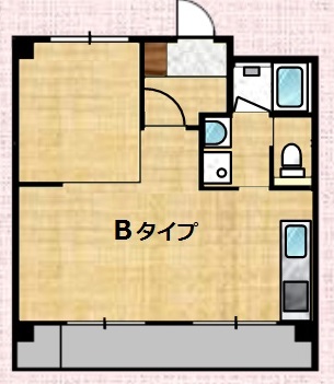 Bタイプの間取り図