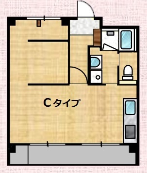 Cタイプの間取り図