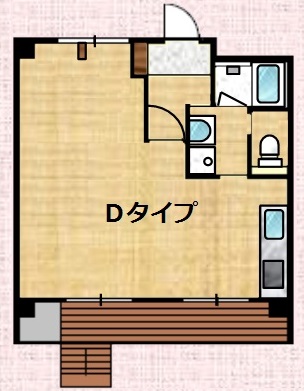 Dタイプの間取り図
