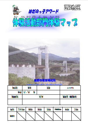 はだのっ子アワード体験活動マップ（西地区）