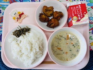 今日の給食