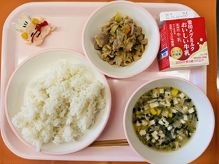 今日の給食
