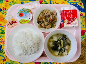 今日の給食