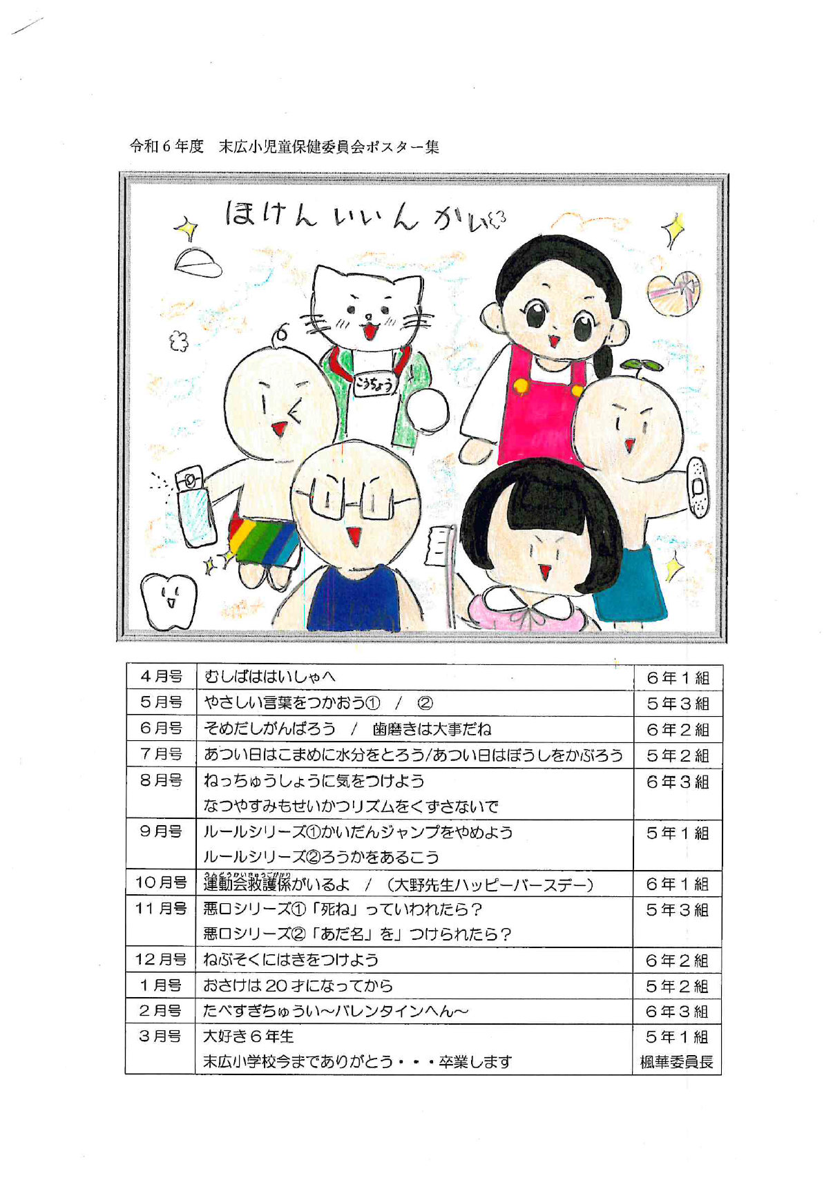 ほけんだより 番外編 ポスター集