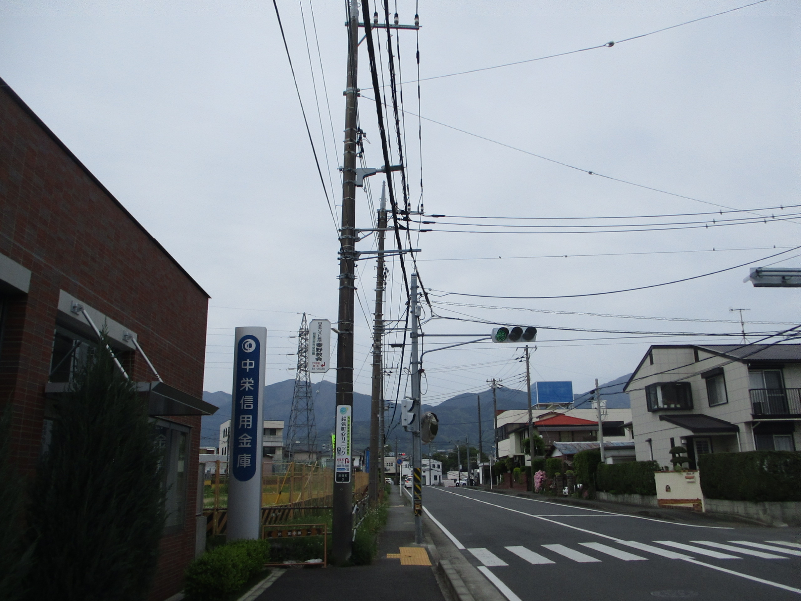 市道１２号線工事前