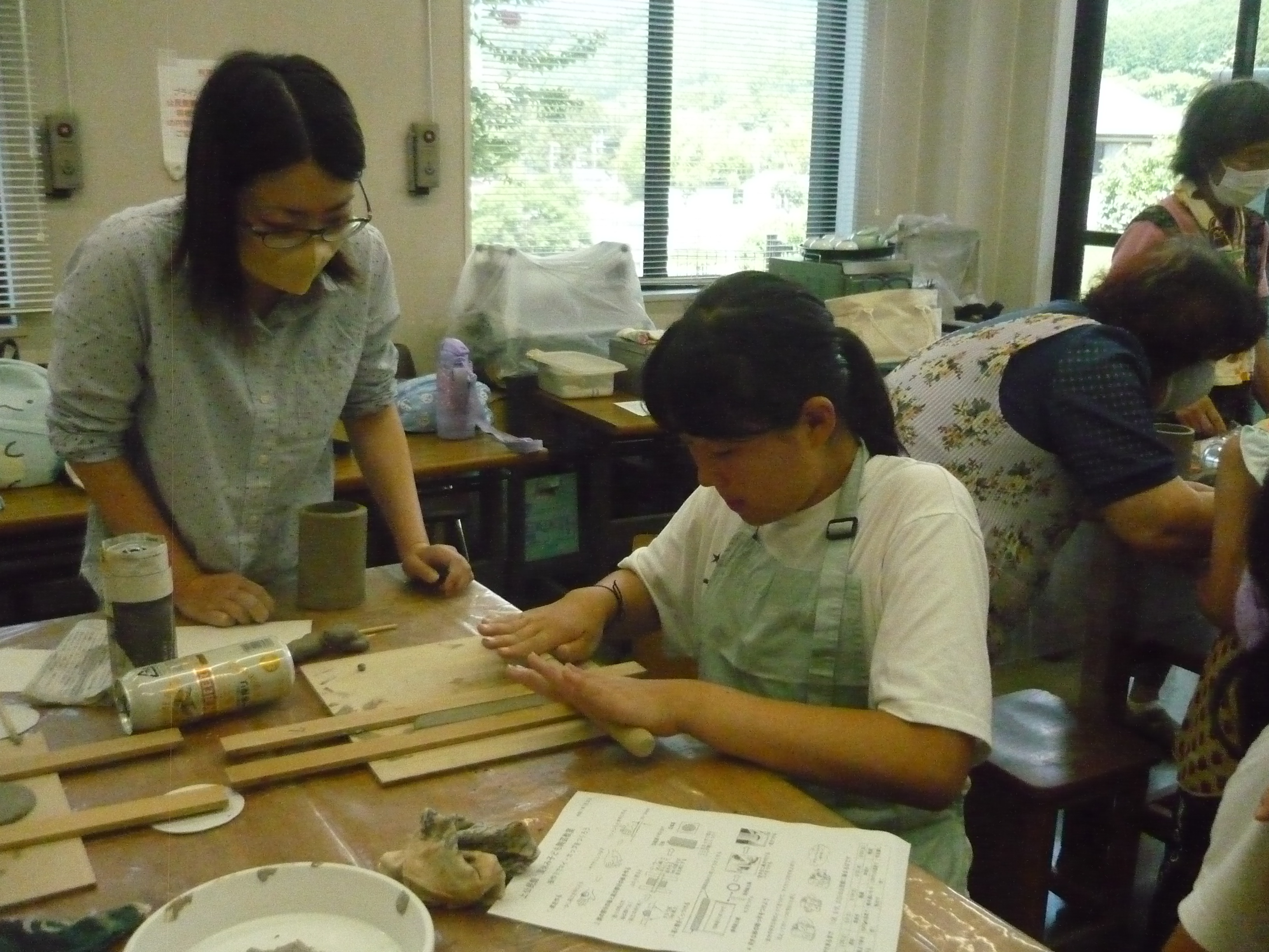 写真：子供陶芸教室