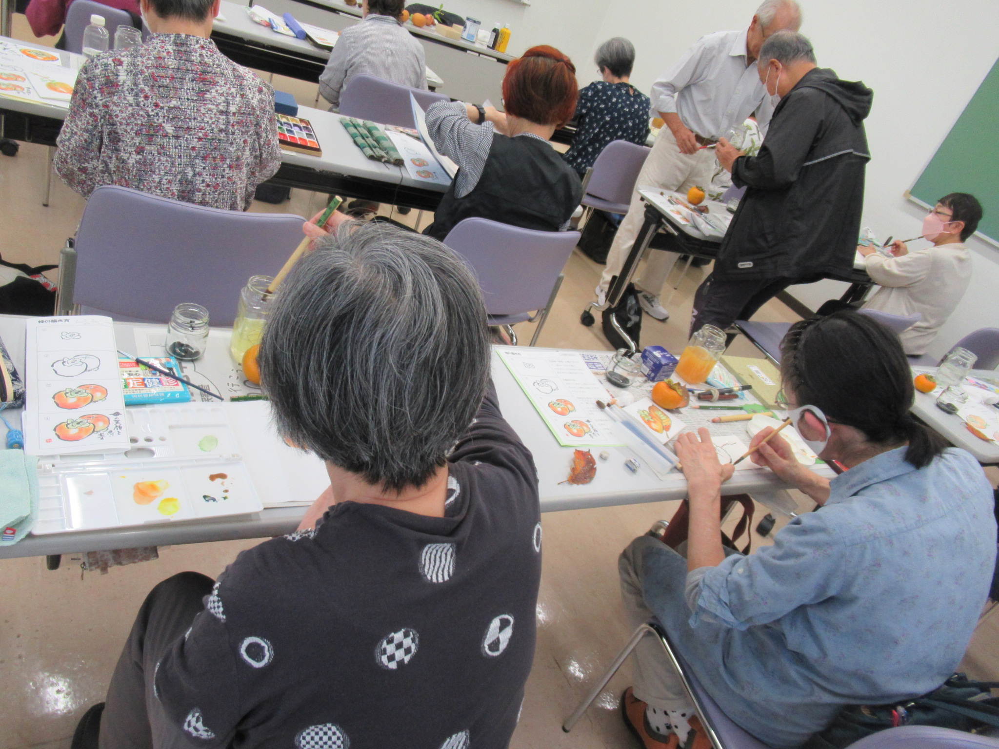 写真：四季の絵手紙教室（第３回）1