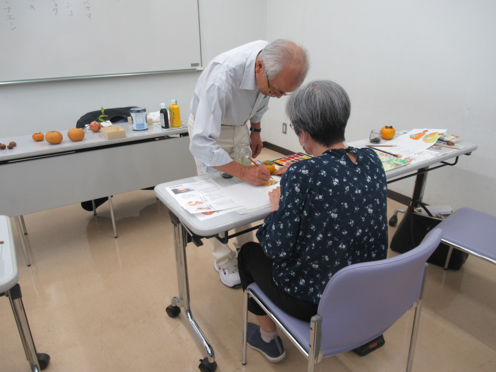 写真：四季の絵手紙教室（第３回）2