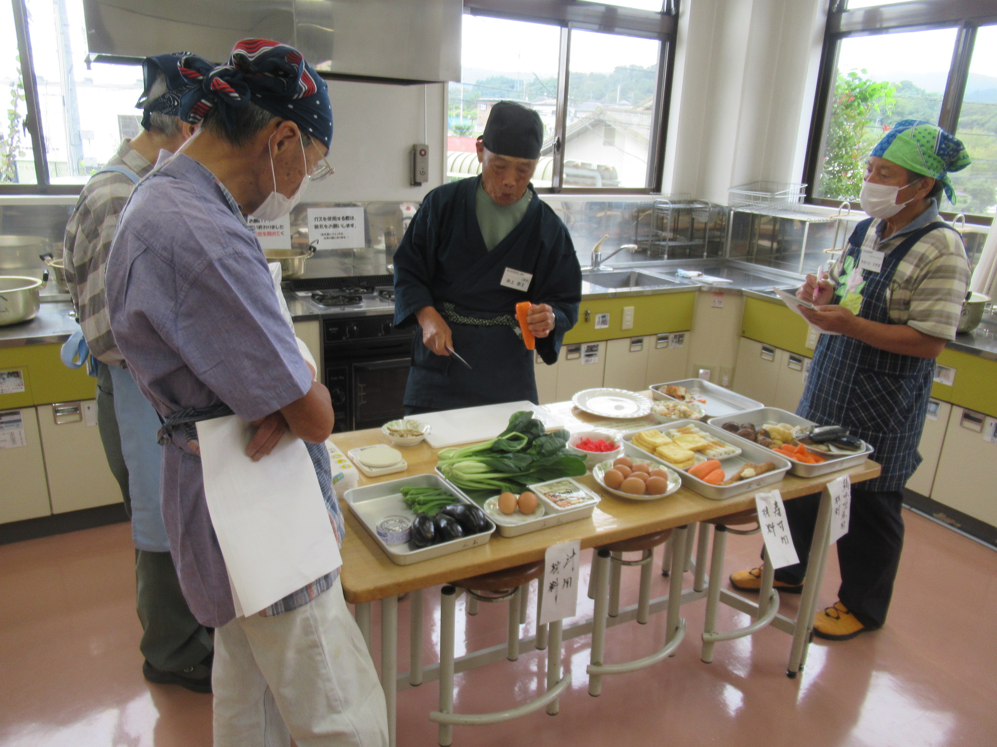 写真：男の料理教室