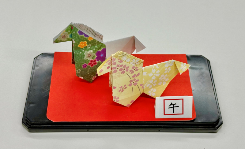 干支のおりがみ飾りづくり