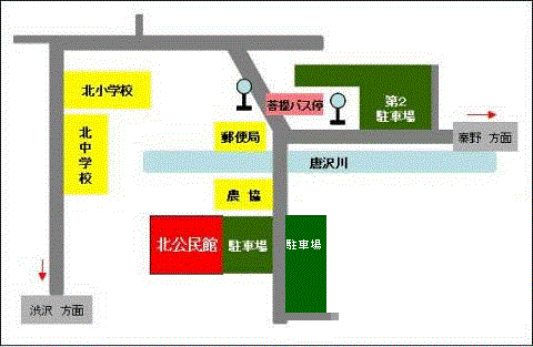 画像「北公民館周辺抜粋地図」