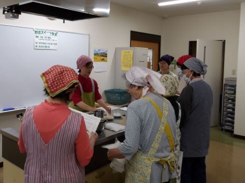 野菜のスイーツ教室1