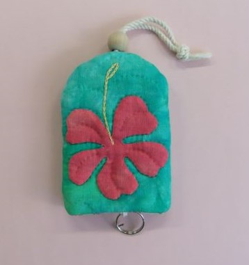 講座で作るキーケース見本写真