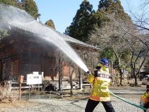 文化財防火デーの様子