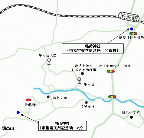 泉蔵寺地図