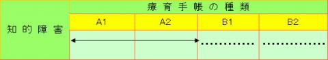 知的障害者の第1種・第2種の区分について