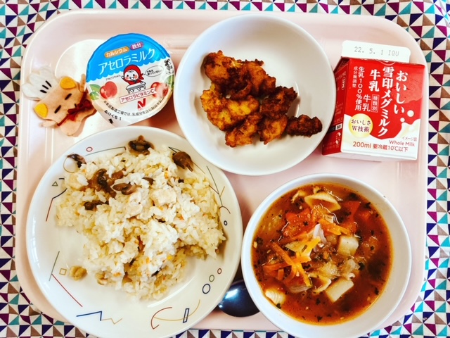 4月18日　月曜日の給食