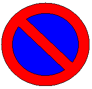 禁止の標識