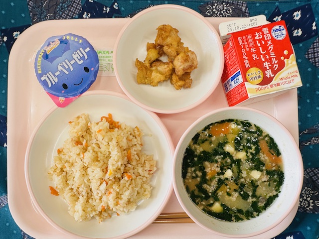 今日の給食