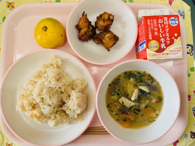 今日の給食